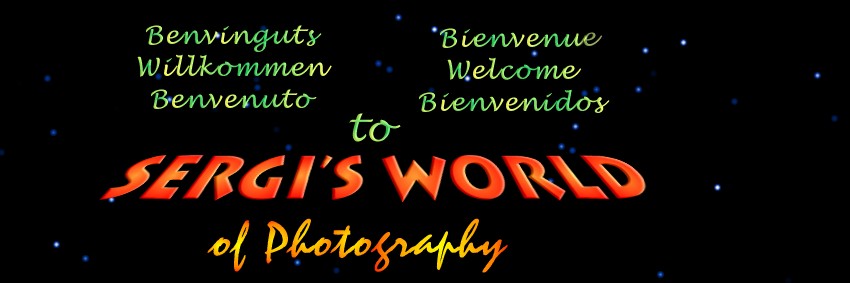 Welcome to Sergi's World of Photography